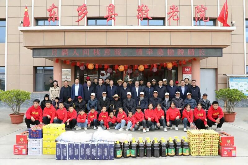 月满华诞·童伴夕阳 —东乡县“一老一小”共庆中秋话团圆